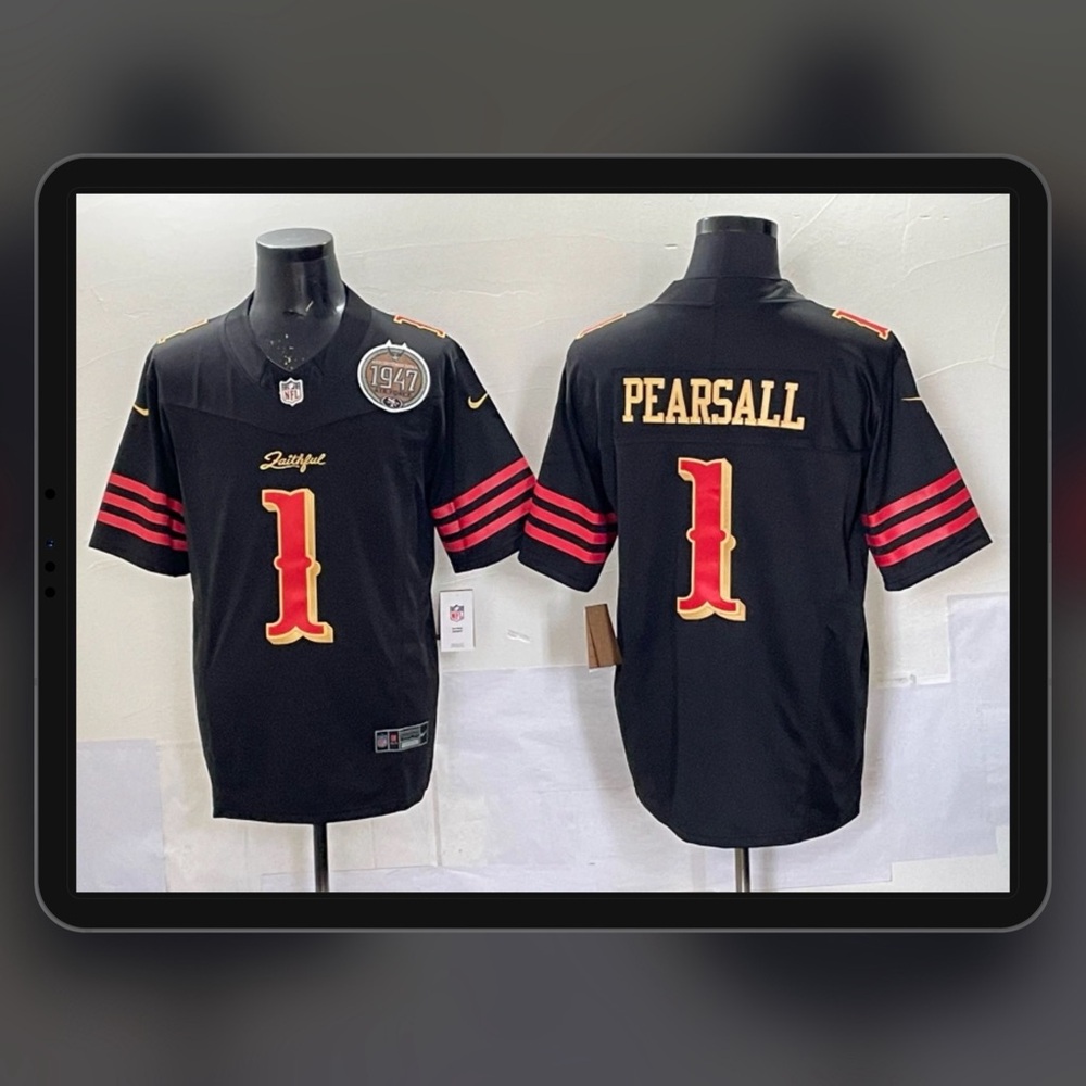 Men's San Francisco 49ers Ricky Pearsall 2025 Rivalries Collection FUSE Jersey